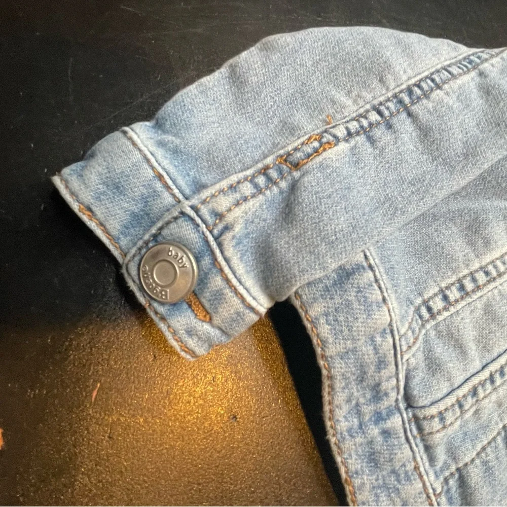 Baby B'gosh light wash denim jacket.